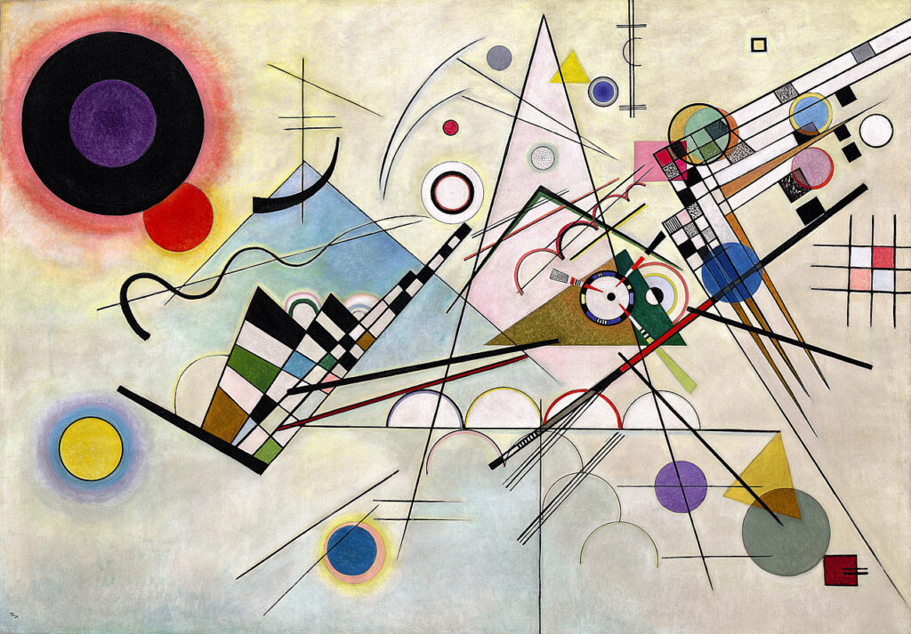 Wassily Kandinsky Compositie 8, Guggeheim Museum, New York.