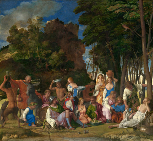 Giovanni Bellini en het feest van de gode