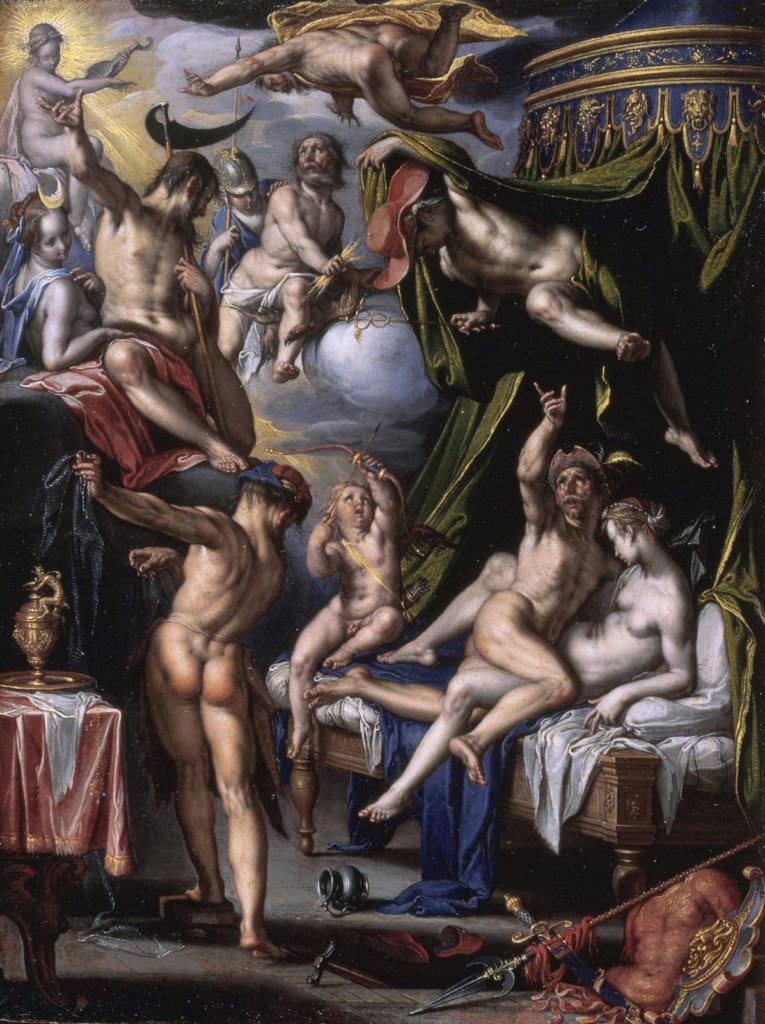 Joachim Wttewael, Mars en Venus ontdekt door Vulcanus