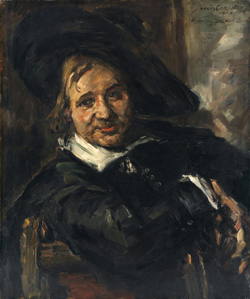 Lovis Corinth, Kopie naar Frans Hals: Isaac Massa met een slappe hoed, 1907, oleverf op doek, 79 x 65,6 cm, Museumslandschaft Hessen Kassel, Neue Galerie