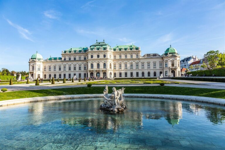 Schloss belvedere in Wenen